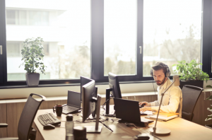 man in the office